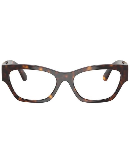 Versace Brown 52Mm Optical Frames