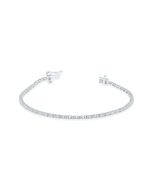 Diamond Select Cuts White 14K 0.96 Ct. Tw. Diamond Bracelet