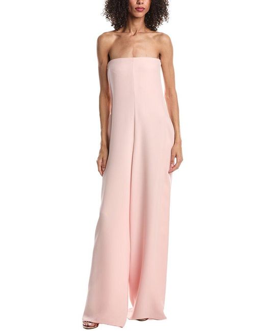 Valentino Pink Silk Jumpsuit