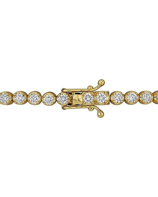 Lab Grown Diamonds White Created Forever 14K 2.49 Ct. Tw. Lab-Grown Diamond Tennis Bracelet