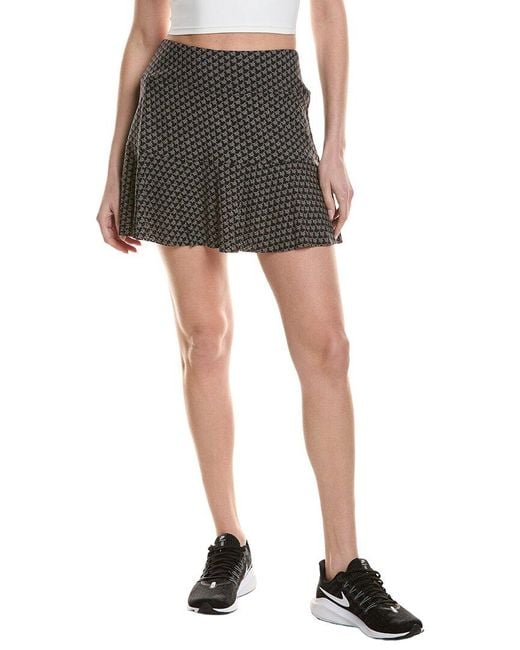 Tommy Bahama Black Abby Puerto Palms Flounce Islandzone Skort