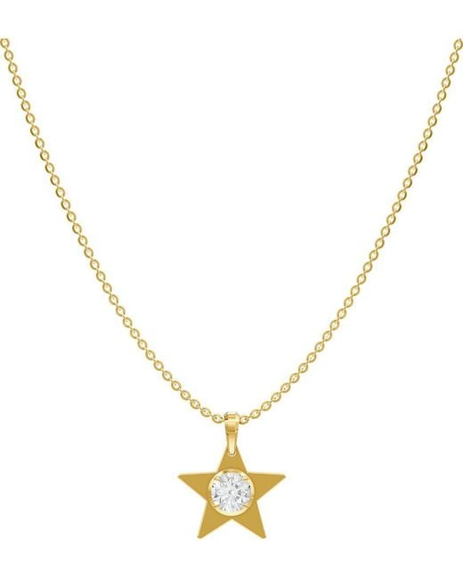Lab Grown Diamonds Metallic 18K Over 1.00 Ct. Tw. Lab-Grown Diamond Necklace