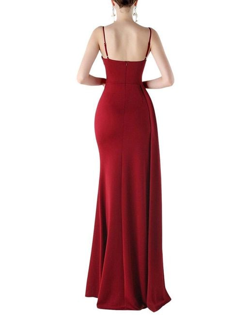 KALINNU Red Maxi Dress