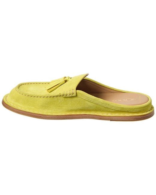 Tod's Yellow Suede Mule for men