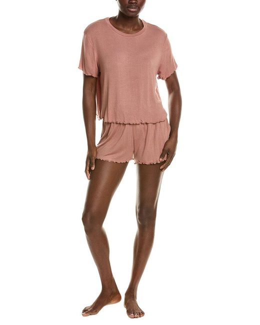 Honeydew Intimates Red 2Pc Dreamland Shortie Set