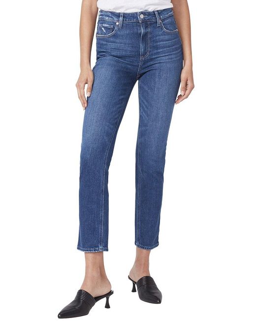 PAIGE Blue Sarah Slim Roam Straight Leg Jean