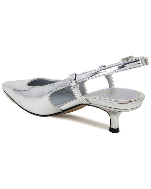 Kenneth Cole White Martha Pump