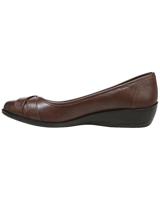 LifeStride Brown Loyal Flat