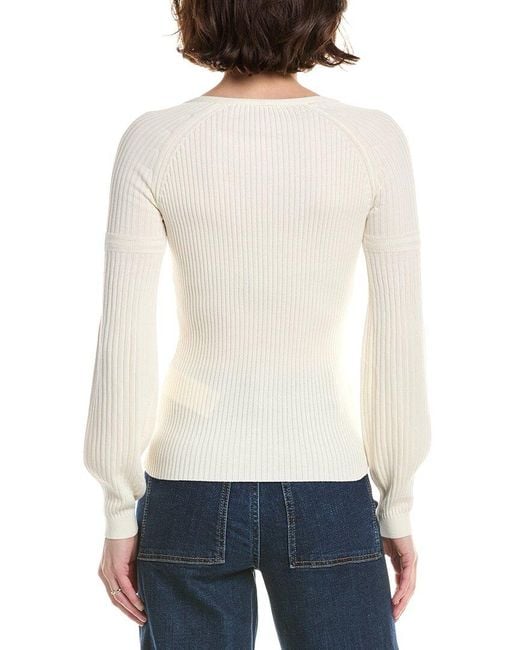 Max Mara White Gioiosa Sweater