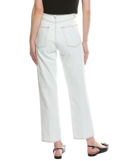 FRAME Blue Frame The Vertical Trinity Crop Jean