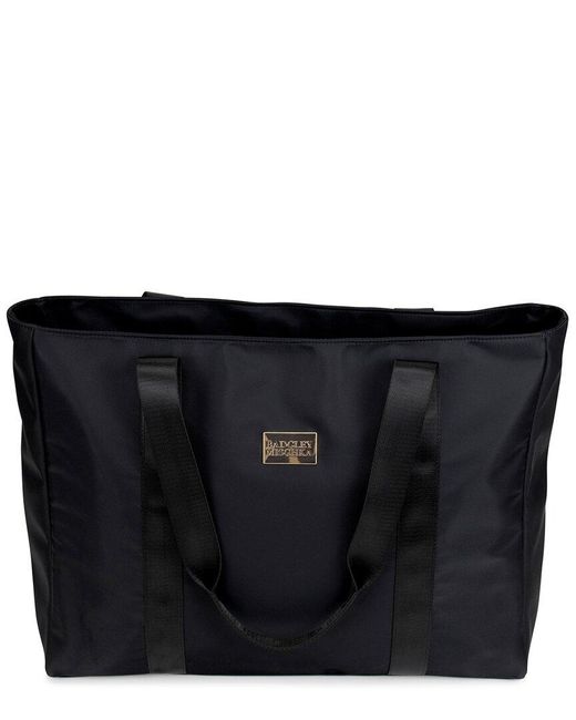 Badgley Mischka Nylon Travel Weekender Tote in Black Lyst