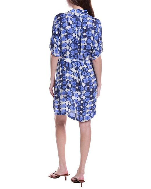 NIC+ZOE Blue Devon Midi Dress