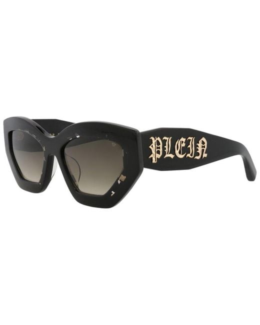 Philipp Plein Black Spp099M 55Mm Sunglasses