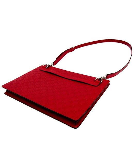 Gucci Red Leather Ssima (authentic Pre-loved)