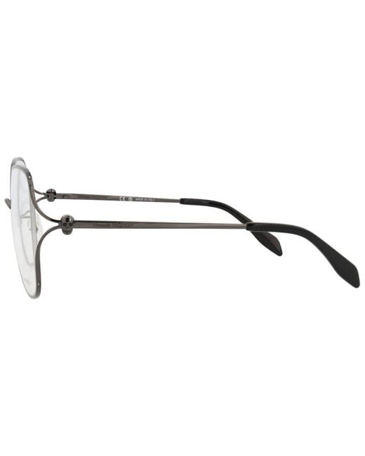McQueen Metallic 54Mm Optical Frames for men