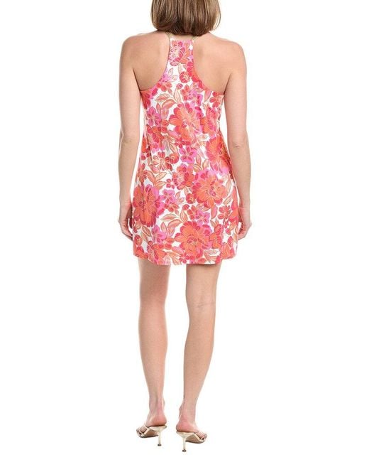 Jude Connally Red Bailey Shift Dress