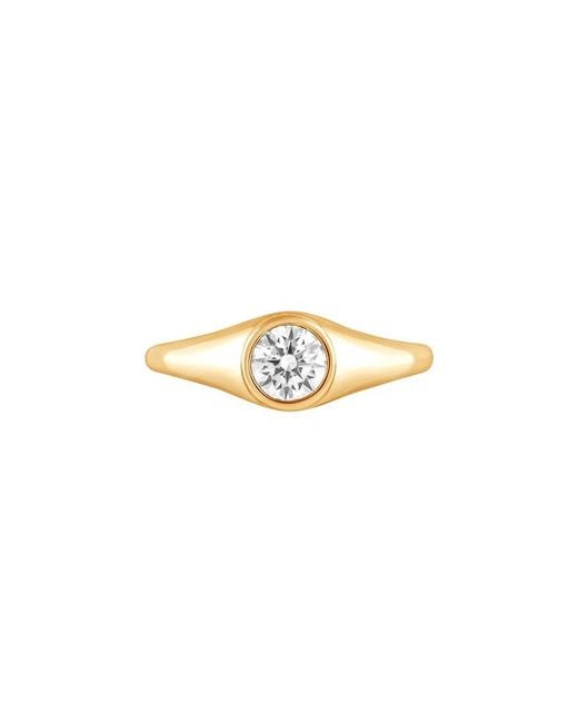 Lab Grown Diamonds Metallic Plated 0.62 Ct. Tw. Lab-Grown Diamond Solitaire Ring