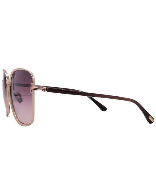 Tom Ford Purple Ft1029/S 57Mm Sunglasses