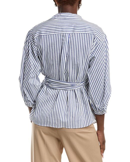 Max Mara Blue Weekend Ceci Wrap Top