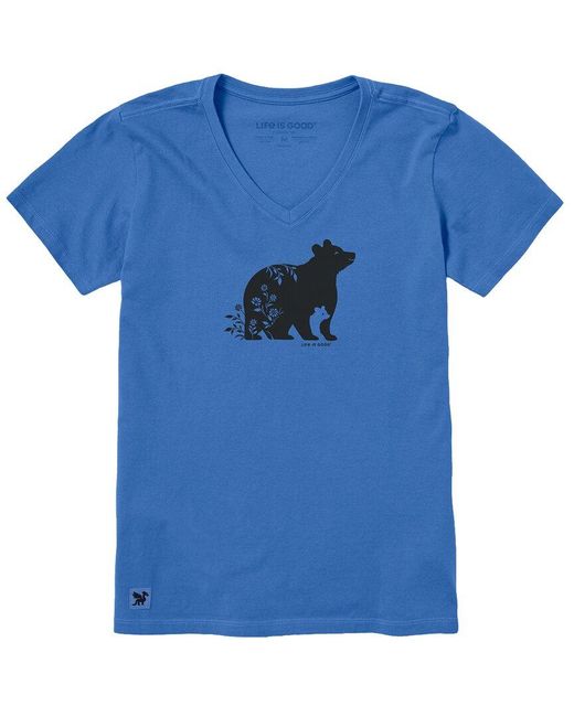 Life Is Good. Blue Crusher Lite T-Shirt