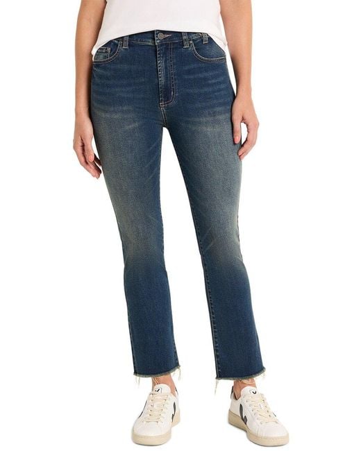 NIC+ZOE Blue Petite Boardwalk Demi-Boot Jean