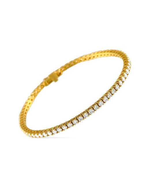 Lab Grown Diamonds Metallic 14K 4.40 Ct. Tw. Diamond Bracelet