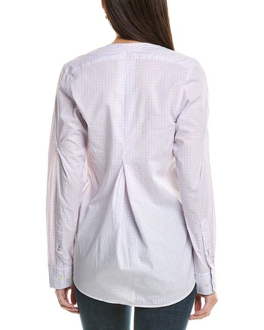 J.McLaughlin White Taylor Blouse