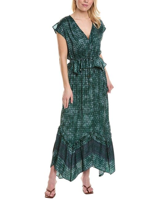 Free People Green 2pc Dreambound Top & Skirt Set
