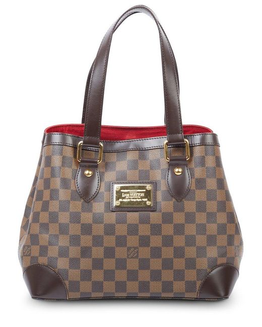 Louis Vuitton Brown Damier Ebene Canvas Hampstead Tote (Authentic Pre-Owned)