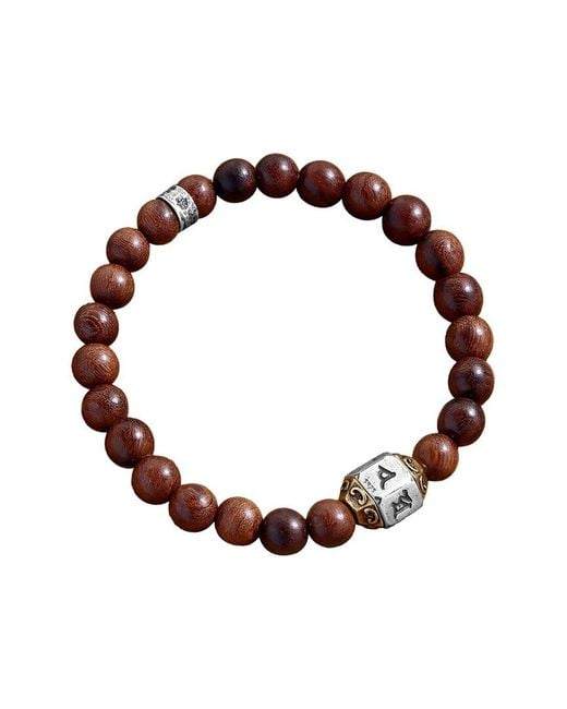Karma and Luck Brown Stretch Bracelet