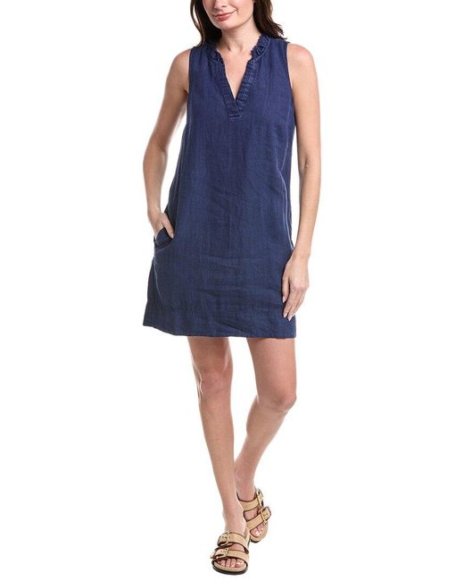 chinese dress ladies Tommy Bahama Two Palms Collared Linen Shift Dress