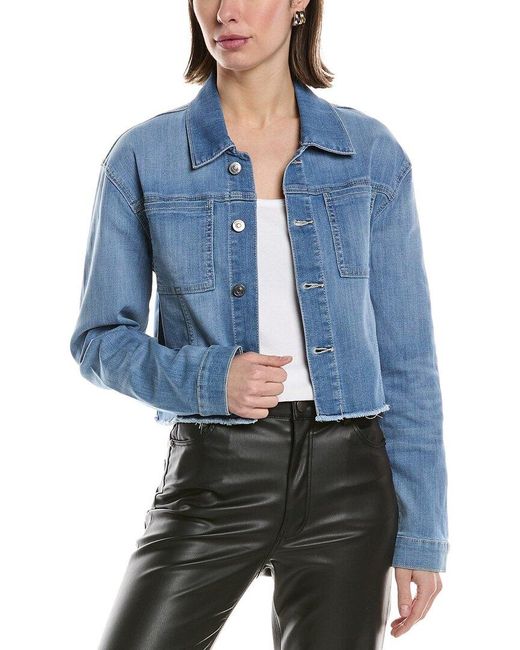 Hudson Blue Cropped Denim Jacket