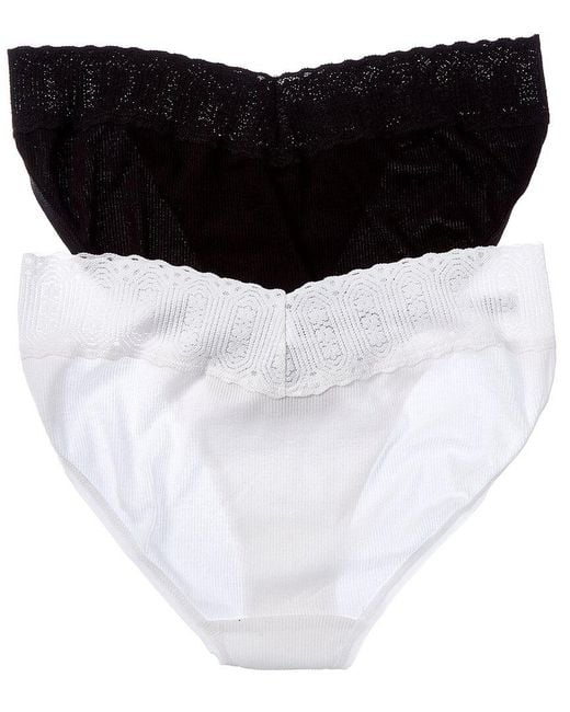 Hanky Panky Black 2pk Eco Rx V-kini