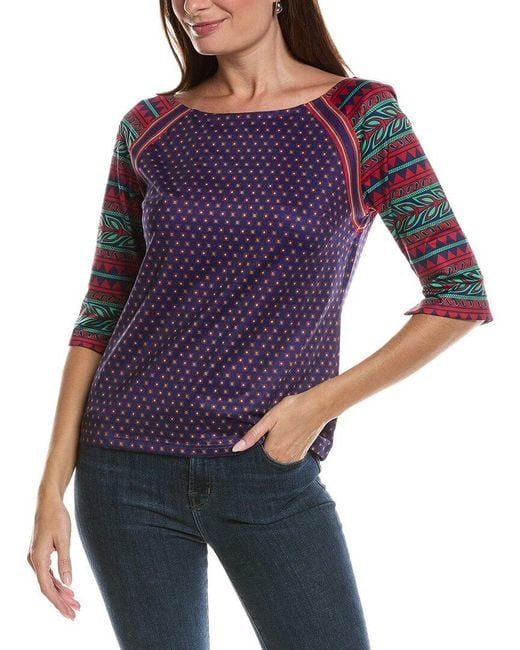 Gretchen Scott Purple Jersey T-Shirt