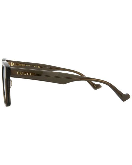 Gucci Brown 57Mm Sunglasses for men