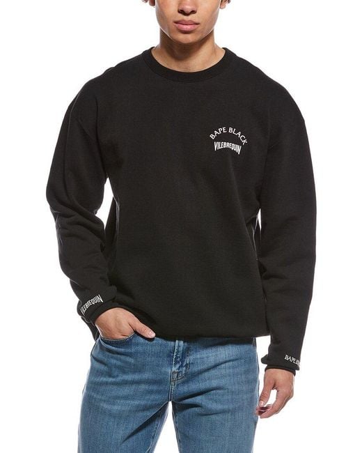 Vilebrequin Black Crewneck Sweatshirt for men