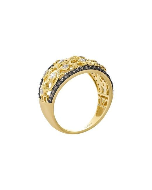Le Vian Metallic Chocolate 14K 0.69 Ct. Tw. Diamond Statement Ring