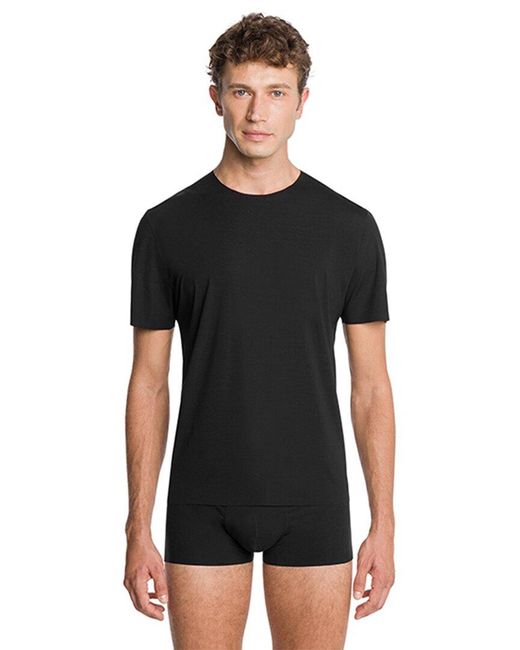 Wolford Black Pure T-shirt for men
