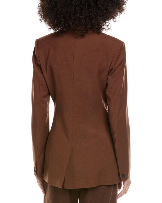 Rag & Bone Brown Roxanne Wool-Blend Blazer