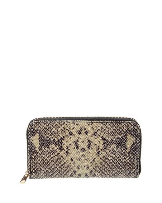Isabella Rossetti Gray Blake Leather Wallet