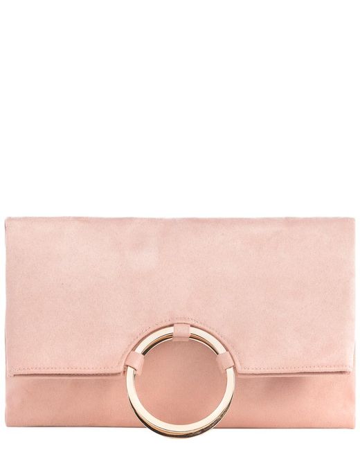 Shiraleah Pink Larc Clutch
