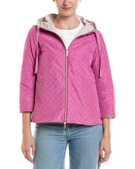 Herno Red Hooded Jacket