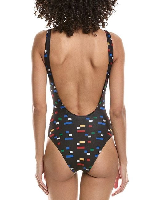 Missoni Black Print One-Piece