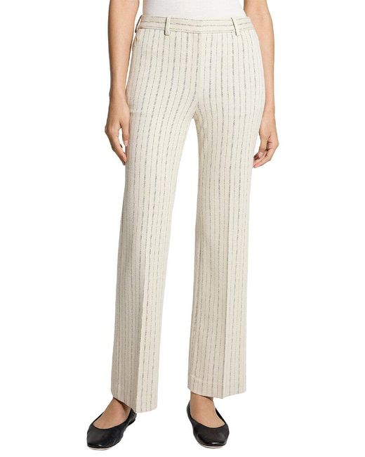 Theory Natural Slim Fit Crepe Trouser