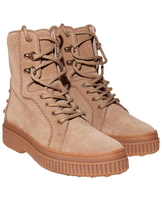 Tod's Brown Tods Suede Boot