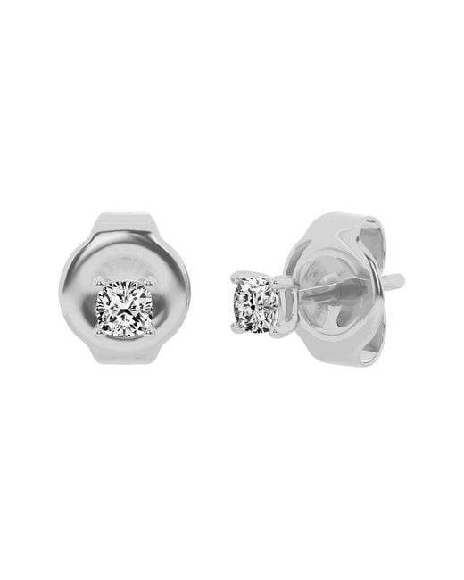 Lab Grown Diamonds Metallic 14k 0.25 Ct. Tw. Lab Grown Diamond Studs
