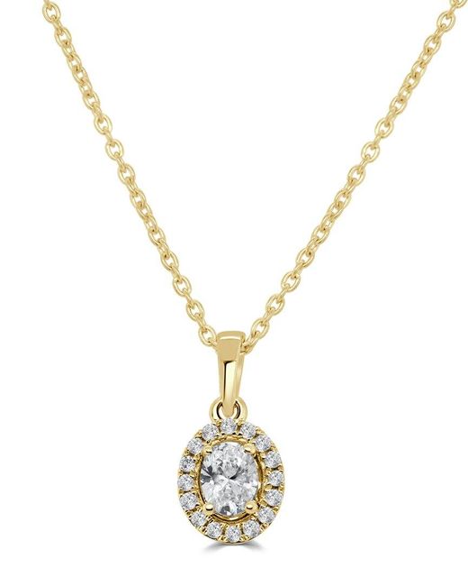 Sabrina Designs Metallic 14K 0.25 Ct. Tw. Diamond Necklace