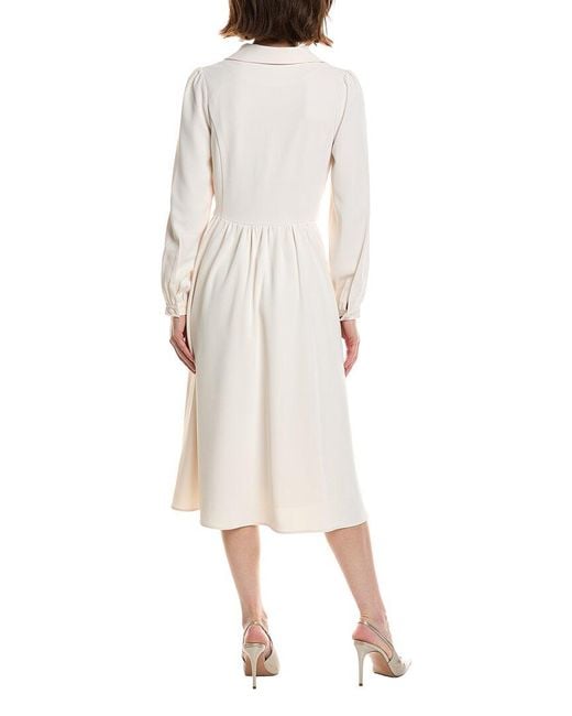 Pascale La Mode Natural Press Crease Midi Dress