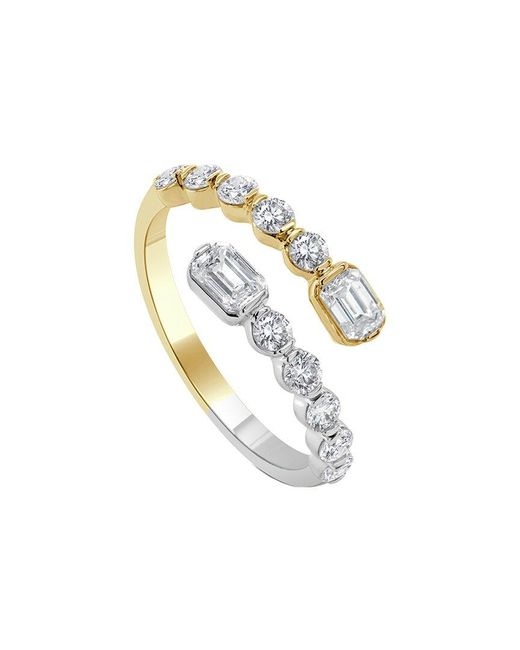 Sabrina Designs White 14k Two-tone 1.06 Ct. Tw. Diamond Wrap Ring