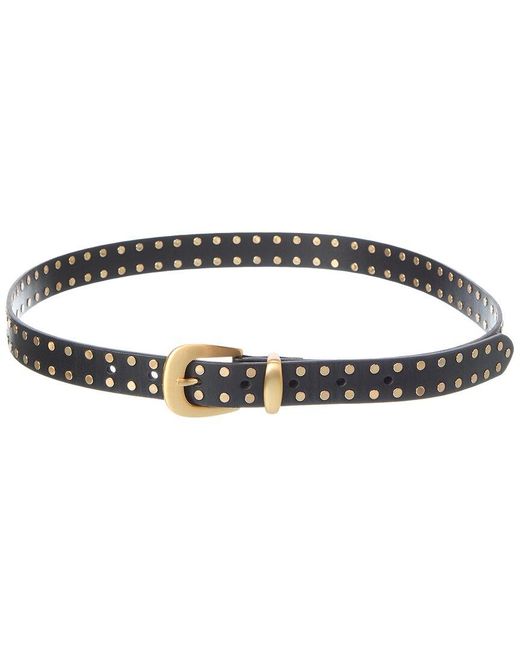 Madewell Multicolor Leather Clean Western Flat Stud Belt